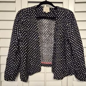 LOFT Black and White Patterned Jacket